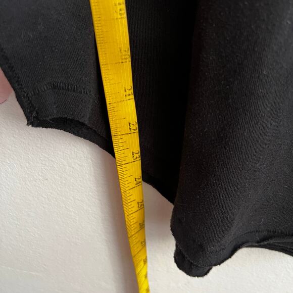 We The Free Black T Shirt Minimalist Streetwear Grunge Y2K 2000s Oversized Small - Picture 4 of 5